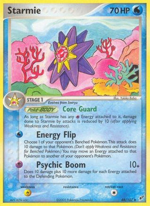 Starmie 48/107 - Deoxys Reverse Holofoil