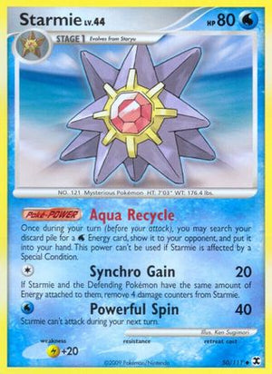 Starmie 50/111 - Rising Rivals Reverse Holofoil - Poke-Collect
