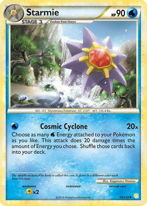 Starmie 53/123 - HeartGold & SoulSilver Reverse Holofoil - Poke-Collect