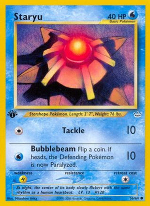 Staryu 56/64 - Neo Revelation 1st Edition - Poke-Collect