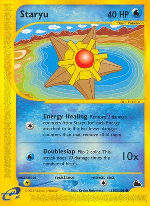 Staryu 103/144 - Skyridge Reverse Holofoil