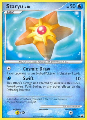 Staryu 83/111 - Rising Rivals Reverse Holofoil - Poke-Collect