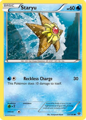 Staryu 33/146 - XY Reverse Holofoil