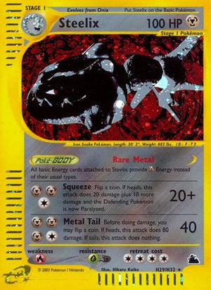 Steelix H29/144 - Skyridge Holofoil - Poke-Collect
