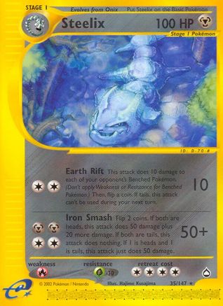 Steelix 35/147 - Aquapolis Reverse Holofoil - Poke-Collect