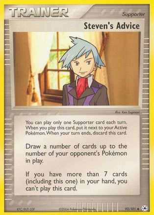 Steven's Advice 92/101 - Hidden Legends - Poke-Collect