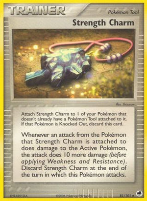 Strength Charm 81/101 - Dragon Frontiers Reverse Holofoil - Poke-Collect