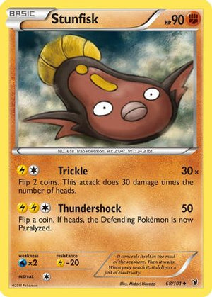 Stunfisk 68/101 - Noble Victories - Poke-Collect