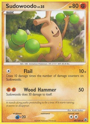 Sudowoodo 48/100 - Majestic Dawn Reverse Holofoil - Poke-Collect