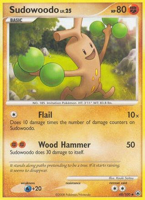 Sudowoodo 48/100 - Majestic Dawn Reverse Holofoil - Poke-Collect