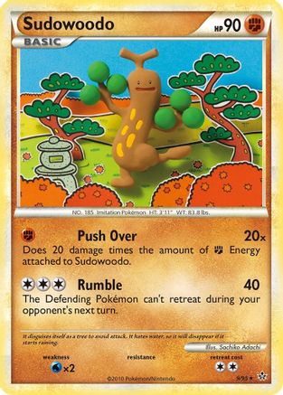 Sudowoodo 9/95 - HSUnleashed Holofoil - Poke-Collect