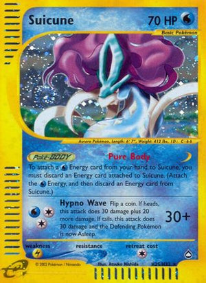 Suicune H25/147 - Aquapolis Holofoil - Poke-Collect