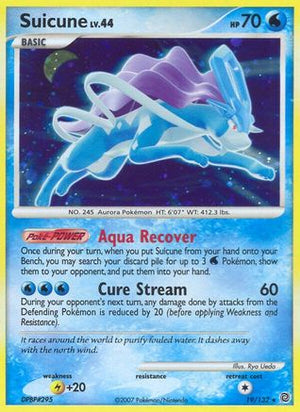 Suicune 19/132 - Secret Wonders Reverse Holofoil - Poke-Collect