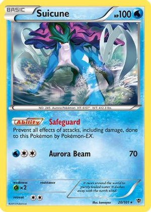 Suicune 20/101 - Plasma Blast - Poke-Collect