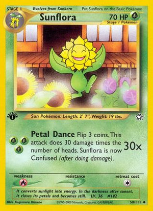 Sunflora 50/111 - Neo Genesis Unlimited - Poke-Collect