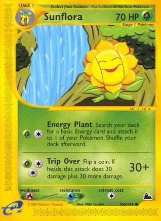 Sunflora 105/144 - Skyridge Reverse Holofoil - Poke-Collect
