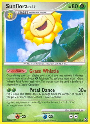 Sunflora 38/132 - Secret Wonders Reverse Holofoil - Poke-Collect