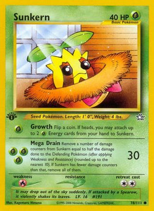 Sunkern 78/111 - Neo Genesis Unlimited - Poke-Collect