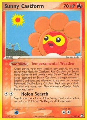 Sunny Castform 31/113 - Delta Species Reverse Holofoil - Poke-Collect