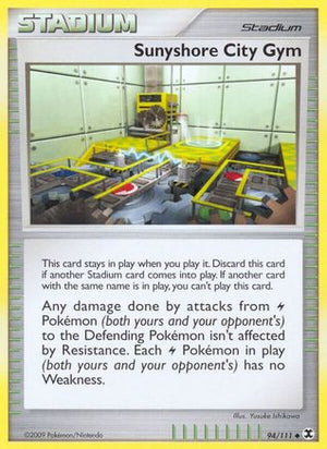 Sunyshore City Gym 94/111 - Rising Rivals Reverse Holofoil - Poke-Collect