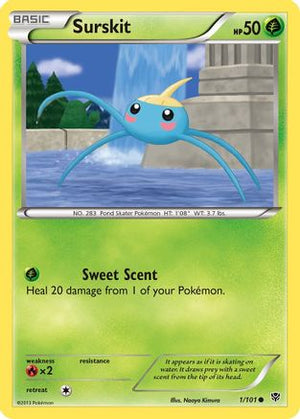 Surskit 1/101 - Plasma Blast - Poke-Collect