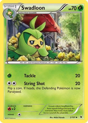 Swadloon 2/101 - Noble Victories Reverse Holofoil - Poke-Collect