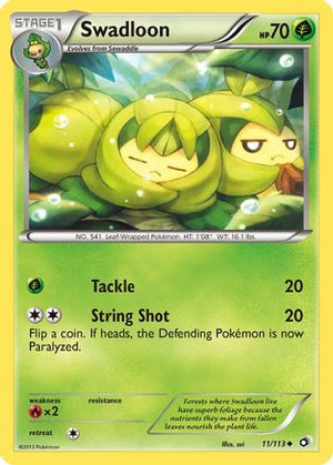 Swadloon 11/113 - Legendary Treasures Reverse Holofoil - Poke-Collect