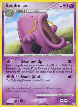 Swalot 72/146 - Legends Awakened Reverse Holofoil - Poke-Collect