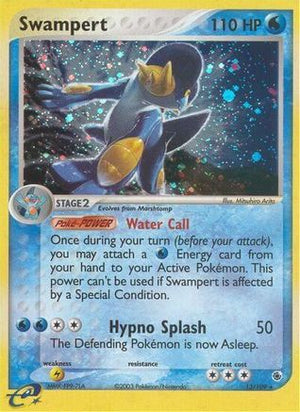 Swampert 13/109 - Ruby & Sapphire Reverse Holofoil - Poke-Collect