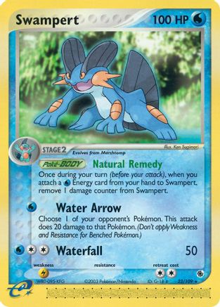 Swampert 23/109 - Ruby & Sapphire Reverse Holofoil - Poke-Collect