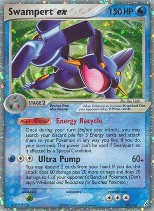 Swampert ex 98/100 - Crystal Guardians Holofoil - Poke-Collect
