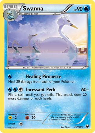 Swanna 36/108 - Dark Explorers - Poke-Collect