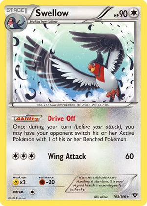 Swellow 103/146 - XY Reverse Holofoil