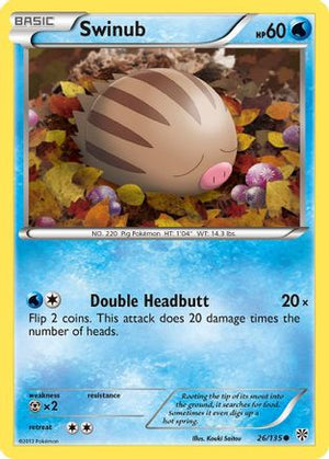 Swinub 26/135 - Plasma Storm Reverse Holofoil - Poke-Collect