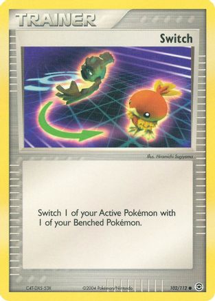 Switch 102/112 - FireRed & LeafGreen Reverse Holofoil - Poke-Collect