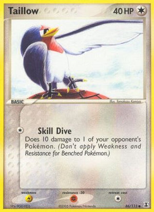 Taillow 86/113 - Delta Species Reverse Holofoil - Poke-Collect