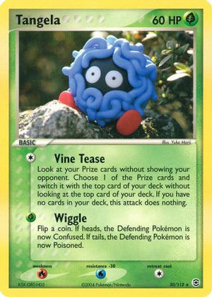 Tangela 30/112 - FireRed & LeafGreen Reverse Holofoil - Poke-Collect