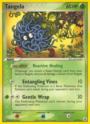 Tangela 44/92 - Legend Maker Reverse Holofoil - Poke-Collect
