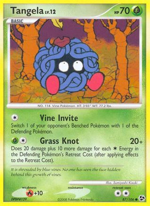 Tangela 87/106 - Great Encounters - Poke-Collect