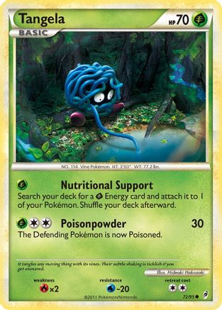Tangela 72/95 - Call of Legends Reverse Holofoil - Poke-Collect