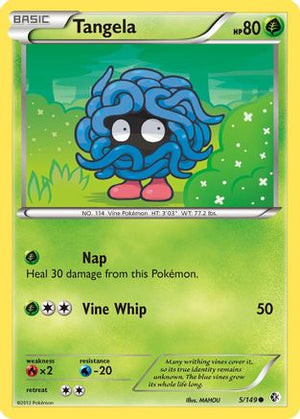 Tangela 5/149 - Boundaries Crossed Reverse Holofoil - Poke-Collect