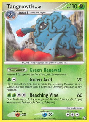 Tangrowth 29/100 - Stormfront Reverse Holofoil - Poke-Collect