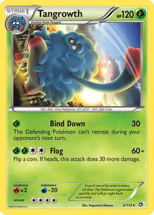 Tangrowth 2/113 - Legendary Treasures Reverse Holofoil - Poke-Collect