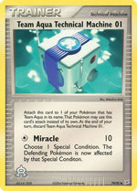 Team Aqua Technical Machine 01 79/95 - Team Magma vs Team Aqua - Poke-Collect