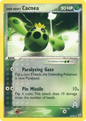 Team Aqua's Cacnea 24/95 - Team Magma vs Team Aqua - Poke-Collect