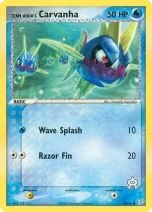 Team Aqua's Carvanha 48/95 - Team Magma vs Team Aqua - Poke-Collect