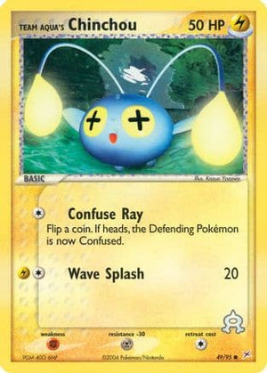 Team Aqua's Chinchou 49/95 - Team Magma vs Team Aqua Reverse Holofoil - Poke-Collect