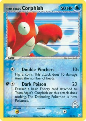 Team Aqua's Corphish 26/95 - Team Magma vs Team Aqua Reverse Holofoil - Poke-Collect