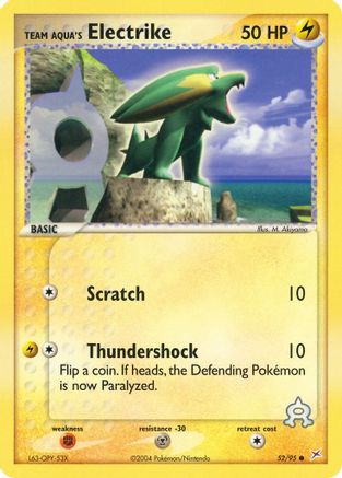 Team Aqua's Electrike 52/95 - Team Magma vs Team Aqua - Poke-Collect