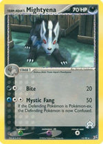 Team Aqua's Mightyena 15/95 - Team Magma vs Team Aqua - Poke-Collect
